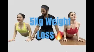 Yoga Practice For 5 Kg weight Loss in 1 month🔥(Yoga Goals)