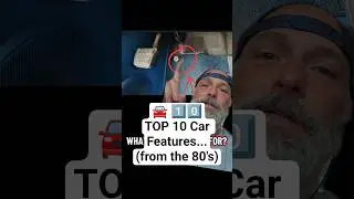 🚘 1️⃣0️⃣ TOP 10 Car Features...(from the 80's) #top10 #80s