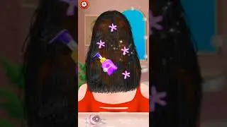 Hair Spa Salon Games || Kids Salon Games || #shorts