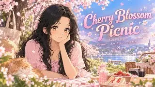 Cherry Blossom Picnic 🌸 | Cozy Spring Day | Anime ASMR