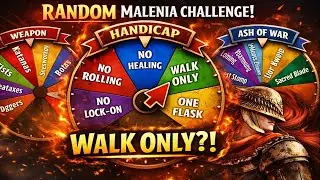 I Let Random Wheels Decide How I Fight Malenia - Elden Ring