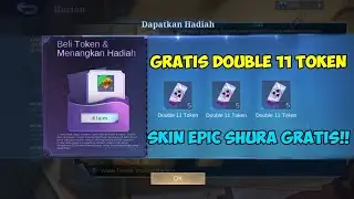 CARA DAPAT TOKEN DOUBLE 11 GRATIS - BISA DAPAT SKIN EPIC HAYABUSA SHURA & 1000 DIAMOND KUNING GRATIS