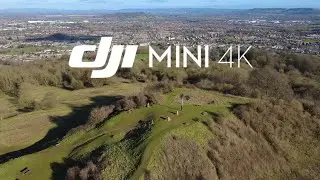 Drone Flight. Sunny Robinswood Hill, Gloucester. DJI Mini 4K