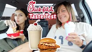 Taste Testing Chick-fil-A Honey Pepper Pimento Chicken Sandwich & Caramel Milkshake