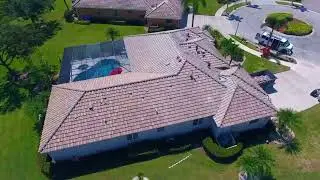 Best Tile Roof Installation Drone Video Footage - Sarasota, FL