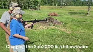 Sport Shooting the KelTec Sub2000 with Tmaxxric