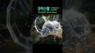 비주얼 오르가즘 | 숲의 왕관! 빛나는 크리스탈 장수풍뎅이의 위엄 (Crystal Rhino Beetle)