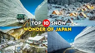 Wonder of Japan: Tateyama Snow Corridor - 65 Ft High Snow Walls⛩️