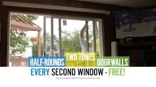 Every Second Window Free!!! Wallside Windows