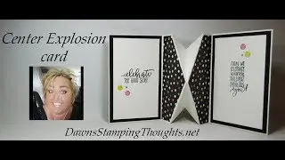Center Explosion Card