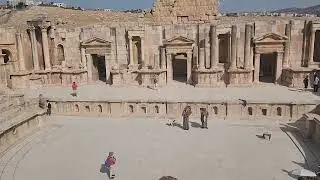 Jordan #jerash  Ruins preformance