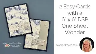 2 Easy Cards made with 6