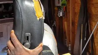 Making VW BUG Low back Seats from High Back  Seats 1971 vw bug part 1