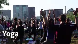 Sunset Yoga on the Esplanade