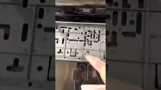 Mercedes GLE 167 19- Wurth number plate surround install