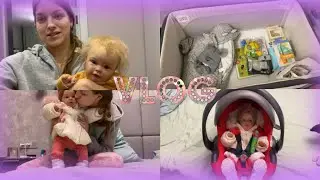 VLOG СОБИРАЮ ЕСЕНИЮ В ДЕРЕВНЮ ПОКУПКИ ДЛЯ РЕБОРНОВ ПРОГУЛКА С РЕБОРНОМ В ДЕРЕВНЕ REBORN BABY WALKING
