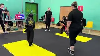 WMAC English Championships -25kg Point Fighting Final BBBA_BEAU Karate Kickboxing