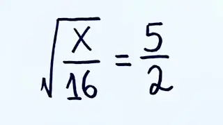 Equa&ccedil;&atilde;o Irracional | Qual &eacute; o valor de X? [VERTICAL]