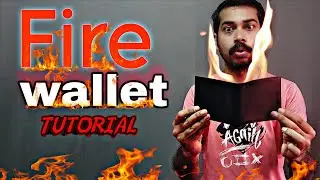 FIRE WALLET Magic Tutorial। Fire Wallet Magic Trick revealed in Hindi। Fire wallet ka jadu