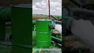 Tractor Water Pump Innovation #farming #satisfying