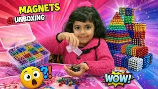 Colorful Mini Magnets Unboxing 🎨 So Satisfying😲#MiniMagnets#MagnetsUnboxing3#ToyUnboxing#viralshorts