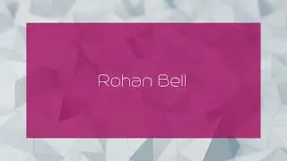 Rohan Bell - appearance
