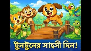 Funny Animal Friends Episode 6  chotto toons টুনটুনের সাহসী দিন