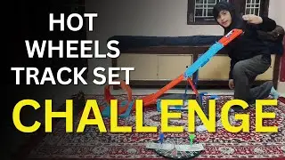 Hot wheels car track set challenge