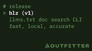 Introducing BLZ v1: a CLI tool to cache, parse, index, and search llms.txt docs locally w/ agents