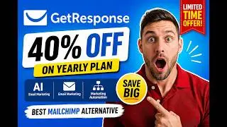 Getresponse Discount 40% Off 🔥 | AI Email Marketing Software | Best Mailchimp Alternatives