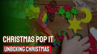 Christmas Pop It | Unboxing Christmas Set Of Push Bubble Fidget Sensory Toys