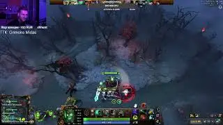 Играю как про игрок в Dota 2 стрим нарезка 3 | Wraith King 7.39 |