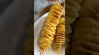 Super crispy potato spiral #shorts #potato #crispy #cooking #chips