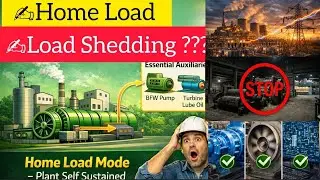Basics Of Home Load in Power Plant 🌟🌟 Shedding Load ????
