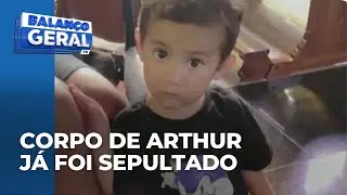 Caso Arthur: corpo do menino de 2 anos, encontrado em rio e reconhecido pela família, foi sepultado