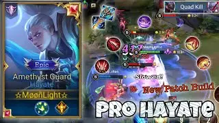 Hayate Pro Gameplay | New Patch Build | Buffed Blitz Blade | Arena of Valor | Li&ecirc;n Qu&acirc;n mobile