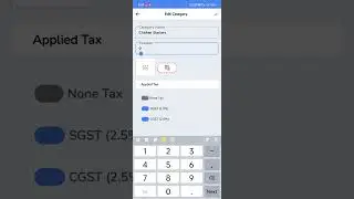 How To Apply GST in One Category in FoodPos App  #easypos #management #posapp #gst #software