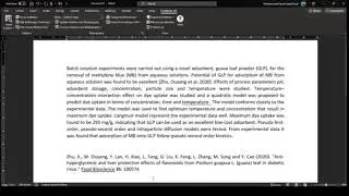 Insert Citation in document-Urdu