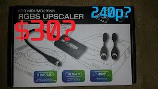 Cheapest 240p low lag RGB scaler off Aliexpress | Is It Any Good? | Bitfunx RGBS Mega Drive upscaler