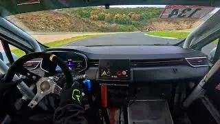 C&eacute;vennes Race Track HillClimb 2025 I Ana&iuml;s Verdier I 2eme Mont&eacute;e De Course I Renault Clio Rally5