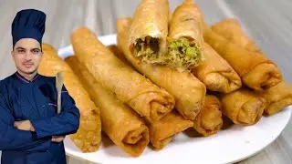 Chicken Spring Roll Recipe By Chef M Afzal|