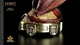 1080 noblecollection hobbit NN7526 smaug incense burner