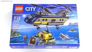 Built in 60 seconds: LEGO City Deep Sea Helicopter 60093