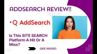 AddSearch REVIEW- Is This SITE SEARCH Platform A Hit Or A Miss? See(View  Before use)