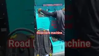 Road kerb machine @@ 787611888 #phonk #music  #remix #construction #concrete #kerb #civilengineering