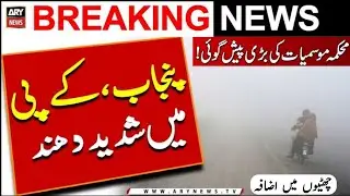 Punjab, Kpk mein shadeed dhund ka raj | Weather Update Today | School Closed again | Breaking News