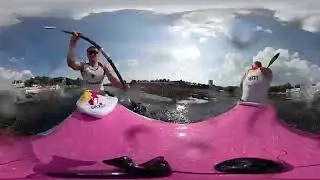 360&ordm; on German K4 Men's 500m Heat 3  2018 ICF Canoe Sprint World Cup 2 Duisburg