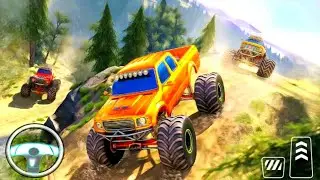 Offroad Monster Truck Hill Race Simulator - Extreme Monster Truck Driving Offroad - Android GamePlay