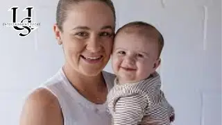 Ash Barty enjoys cake for breakfast as she celebrates son Hayden's first birthday with husband Garry