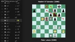 Olandese-Variante-di-Leningrado: Peter Lukacs (2460) vs Vladimir B Tukmakov (2580)